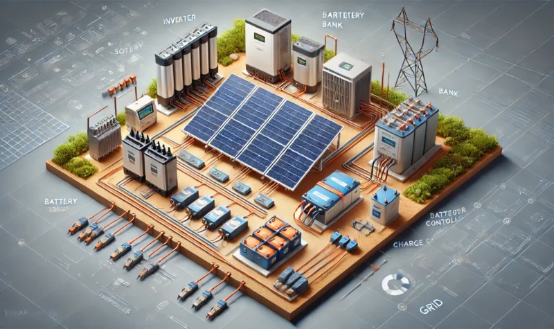 Solar Panel System Components with PV Modules and Inverter 🌞 #solarpanels #solarinverter #pvmodules #solarwholesale #solaxtraining #solarinstaller #solaxbattery #solarshop #solarwebshop #solardistributor #3buy #solarpv #solarmodules