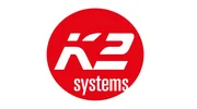 Logo of K2 Systems, a leading provider of solar panel mounting solutions for installers. #SolarMounting #SolarInstaller #RenewableEnergy