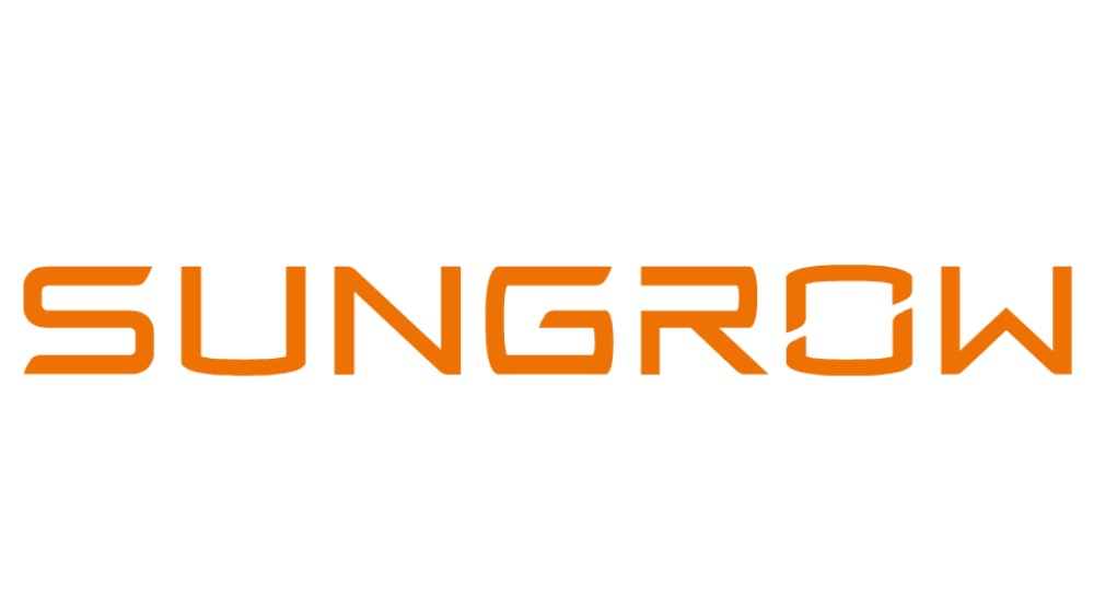 Sungrow solar inverter and energy storage battery systems logo with installer wholesale and distributor focus.