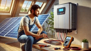 Solar power inverter installation guide for DIY enthusiasts and solar installers 🛠️🌞 – essential for converting solar energy efficiently. #solarwholesale #wholesalesolar #solarshop #solarwebshop #solardistributor #3buy #3buysolar #buysolar