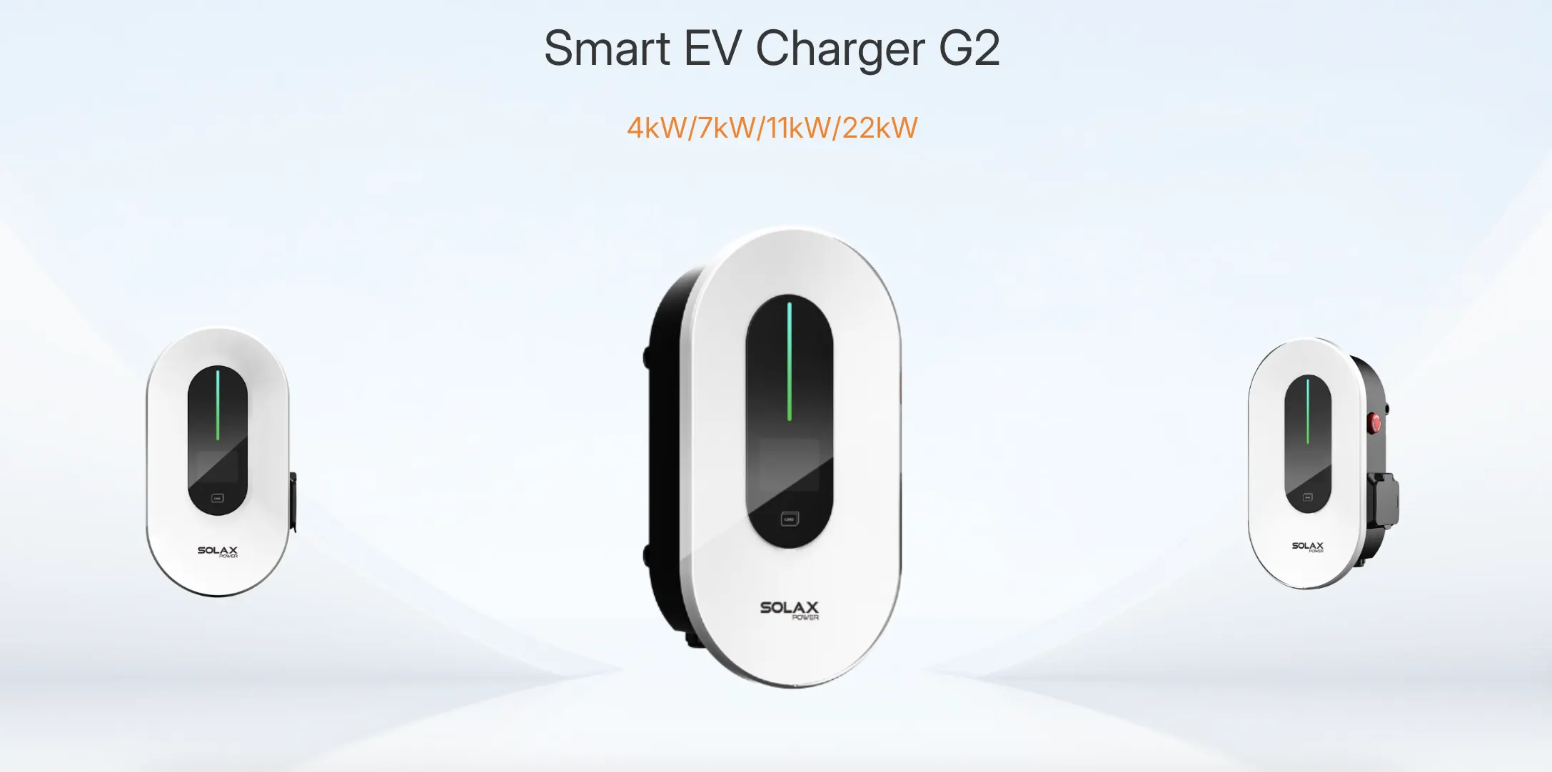 SolaX Power Smart EV Charger G2 available in stock at 3Buy Solar with full compatibility for energy storage systems and solar PV installations
