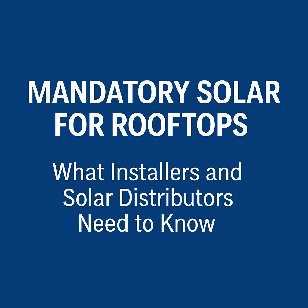 Mandatory solar panels on UK rooftops – key updates for solar installers, PV distributors, and energy storage suppliers in 2025