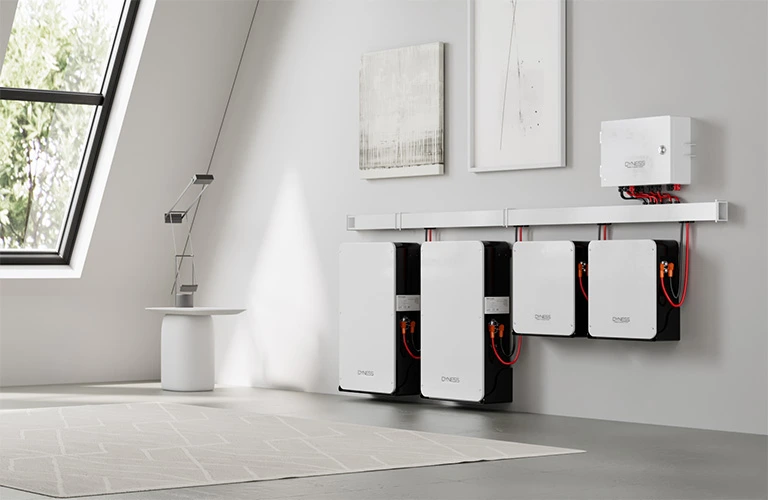 Dyness Powerbox Pro residential energy storage batteries - low and high voltage models for solar PV systems in Europe - distributed by leading solar wholesaler