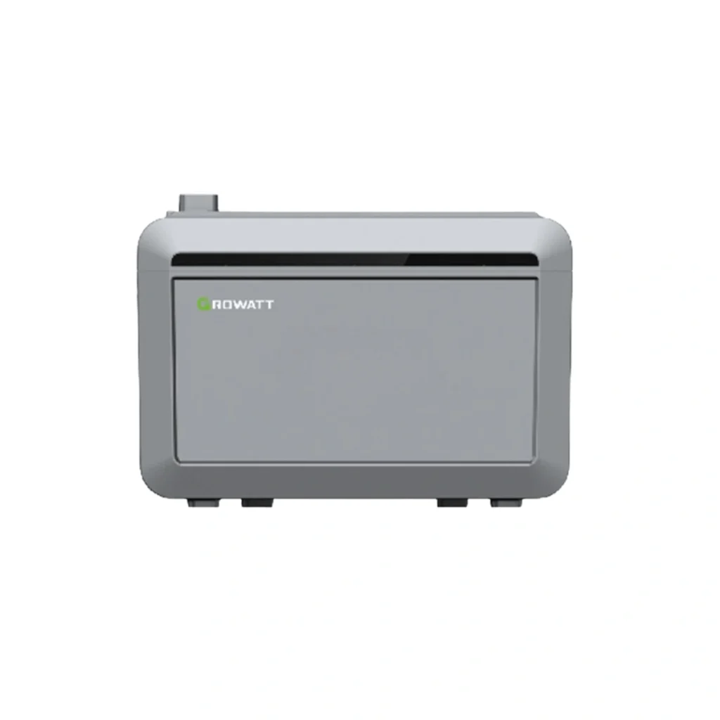 Growatt NEXA 2000 2 kWh battery expansion unit designed to extend home energy storage capacity, supplied by a European solar wholesaler for professional installers and EPC companies.