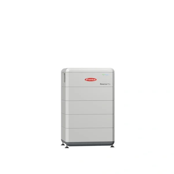 Fronius Reserva Pro 16.0 battery set with 15.9 kWh usable capacity, high-voltage solar battery energy storage system for residential and light commercial PV installations supplied by European solar wholesaler.