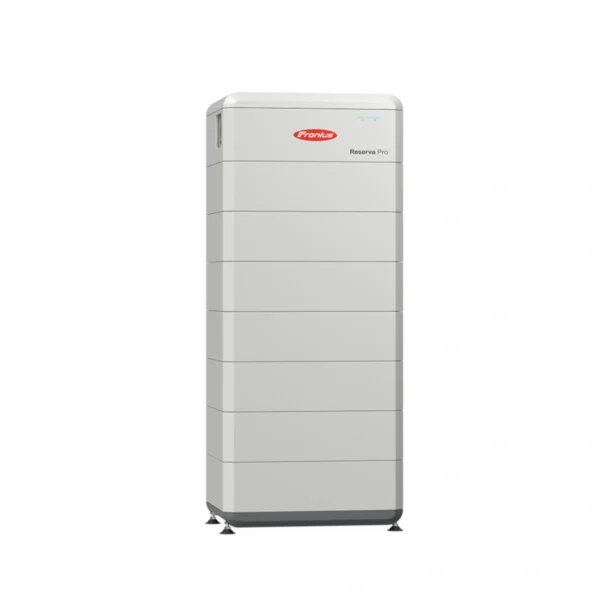 Fronius Reserva Pro 28.0 battery set with 27.9 kWh usable capacity, high-voltage solar battery energy storage system for residential and commercial PV installations supplied by European solar wholesaler.
