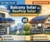 Balcony vs rooftop solar comparison chart for solar installers and resellers in Europe showing solar panels, microinverters, energy storage and complete solar kits from a solar wholesaler