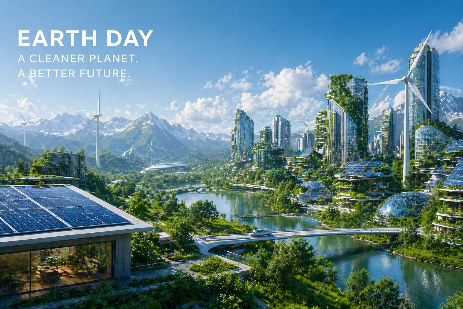 Earth Day renewable energy in Europe with solar panels and 3Buy Solar