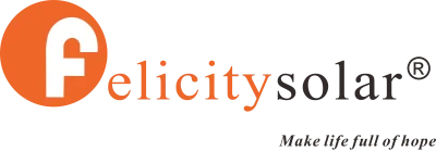 Felicity Solar logo for a professional solar battery, solar inverter and energy storage manufacturer used by PV installers, resellers and solar distributors in Europe