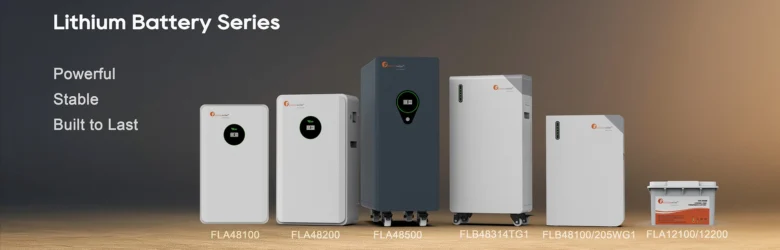 Felicity Solar batteries product range banner for home and small commercial energy storage systems, solar battery backup and professional PV installers in Europe