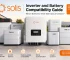 Solis inverter and battery compatibility guide showing compatible BYD, Pylontech, Dyness, GSL Energy, WECO and Pytes battery systems